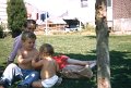 picnic on lawn